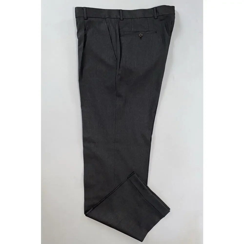 Hugo Boss Dr Hook US Single Pleat/Cuffed Wool Dress Pants, Slacks. 35R, 38X34.5